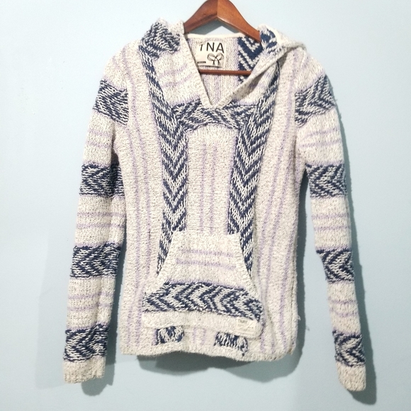 TNA Jackets & Blazers - ARITZIA TNA|Aztec Knit Sweater Size XS Purple